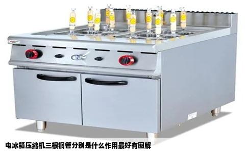 电冰箱压缩机三根铜管分别是什么作用最好有图解