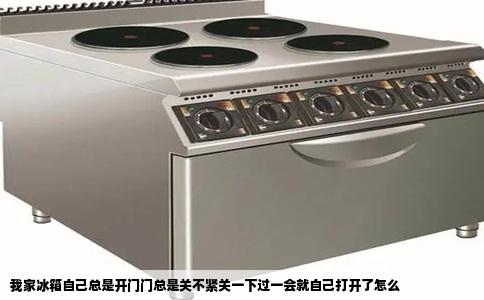 我家冰箱自己总是开门门总是关不紧关一下过一会就自己打开了怎么