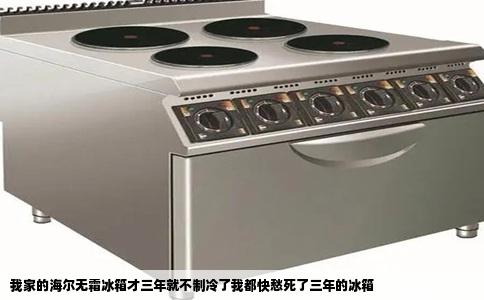 我家的海尔无霜冰箱才三年就不制冷了我都快愁死了三年的冰箱