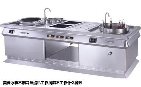 美菱冰箱不制冷压缩机工作凤扇不工作什么原因