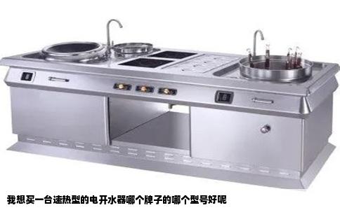 我想买一台速热型的电开水器哪个牌子的哪个型号好呢