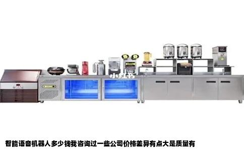 智能语音机器人多少钱我咨询过一些公司价格差异有点大是质量有
