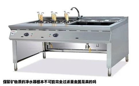 保留矿物质的净水器根本不可能完全过滤重金属是真的吗