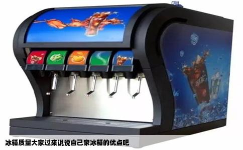 冰箱质量大家过来说说自己家冰箱的优点吧