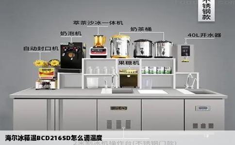 海尔冰箱温BCD216SD怎么调温度