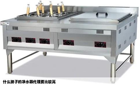 什么牌子的净水器代理费比较高