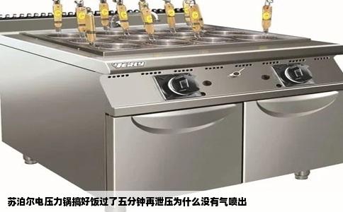 苏泊尔电压力锅搞好饭过了五分钟再泄压为什么没有气喷出