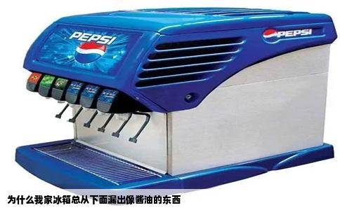 为什么我家冰箱总从下面漏出像酱油的东西