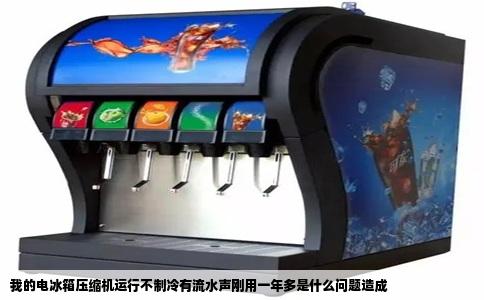 我的电冰箱压缩机运行不制冷有流水声刚用一年多是什么问题造成