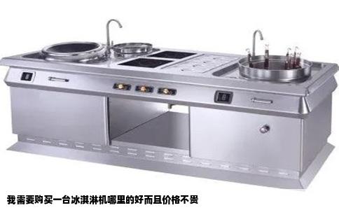 我需要购买一台冰淇淋机哪里的好而且价格不贵