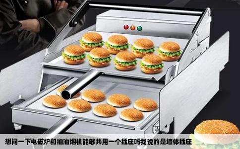 想问一下电磁炉和抽油烟机能够共用一个插座吗我说的是墙体插座