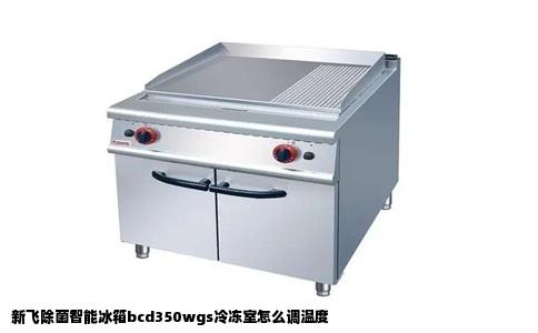 新飞除菌智能冰箱bcd350wgs冷冻室怎么调温度