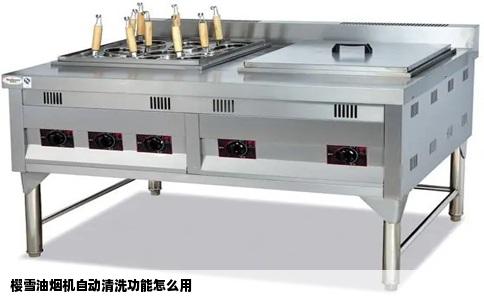 樱雪油烟机自动清洗功能怎么用