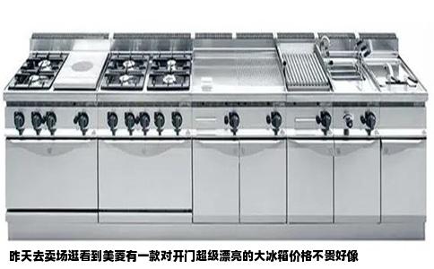 昨天去卖场逛看到美菱有一款对开门超级漂亮的大冰箱价格不贵好像